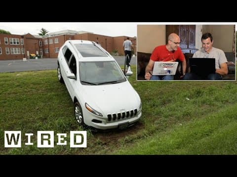 Hackers Remotely Kill a Jeep on a Highway | WIRED thumbnail