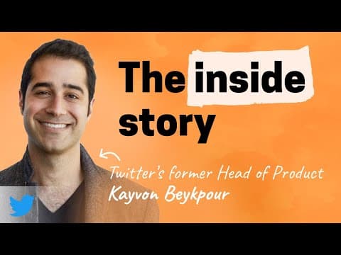 Twitter’s ex-Head of Product on Elon, consumer products, culture, more | Kayvon Beykpour thumbnail