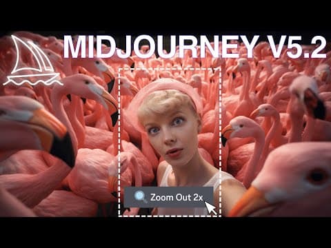 Advanced Midjourney V5.2 Guide (Ultra Realistic Zoom Out and Consistent Characters in Minutes) thumbnail