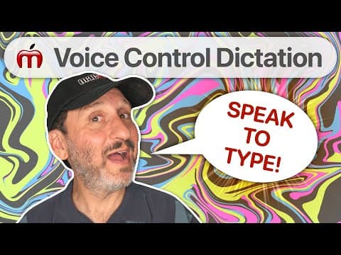 Mastering Voice Control Dictation On Your Mac thumbnail