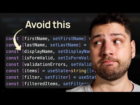You Are Using useState Wrong (and how to fix it) thumbnail