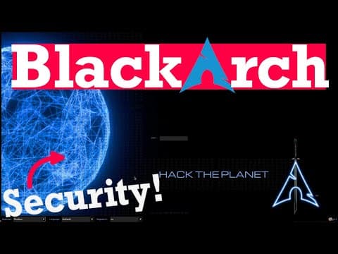 BlackArch Linux Review | Arch Linux w/ Pentesting and Security Tools!! thumbnail