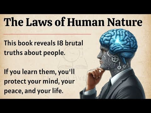 The Law Of Human Nature || Learn English Through Book Summary 📖 || Improve Your English Fluency ✅️ thumbnail