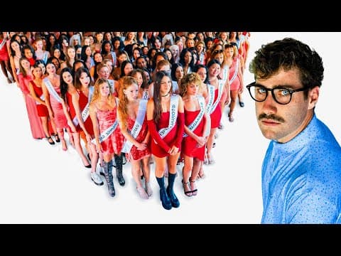 What Happens in 1 Nerd VS 100 Supermodels? thumbnail
