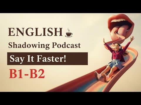 Tongue Twisters for Clear English Speech | B1-B2 Shadowing Practice Podcast thumbnail