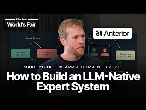 Make your LLM app a Domain Expert: How to Build an Expert System — Christopher Lovejoy, Anterior thumbnail