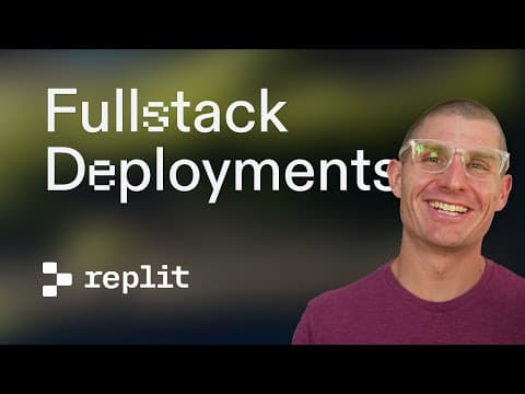 Walkthrough: Fullstack deployments with Replit (Python / React) thumbnail