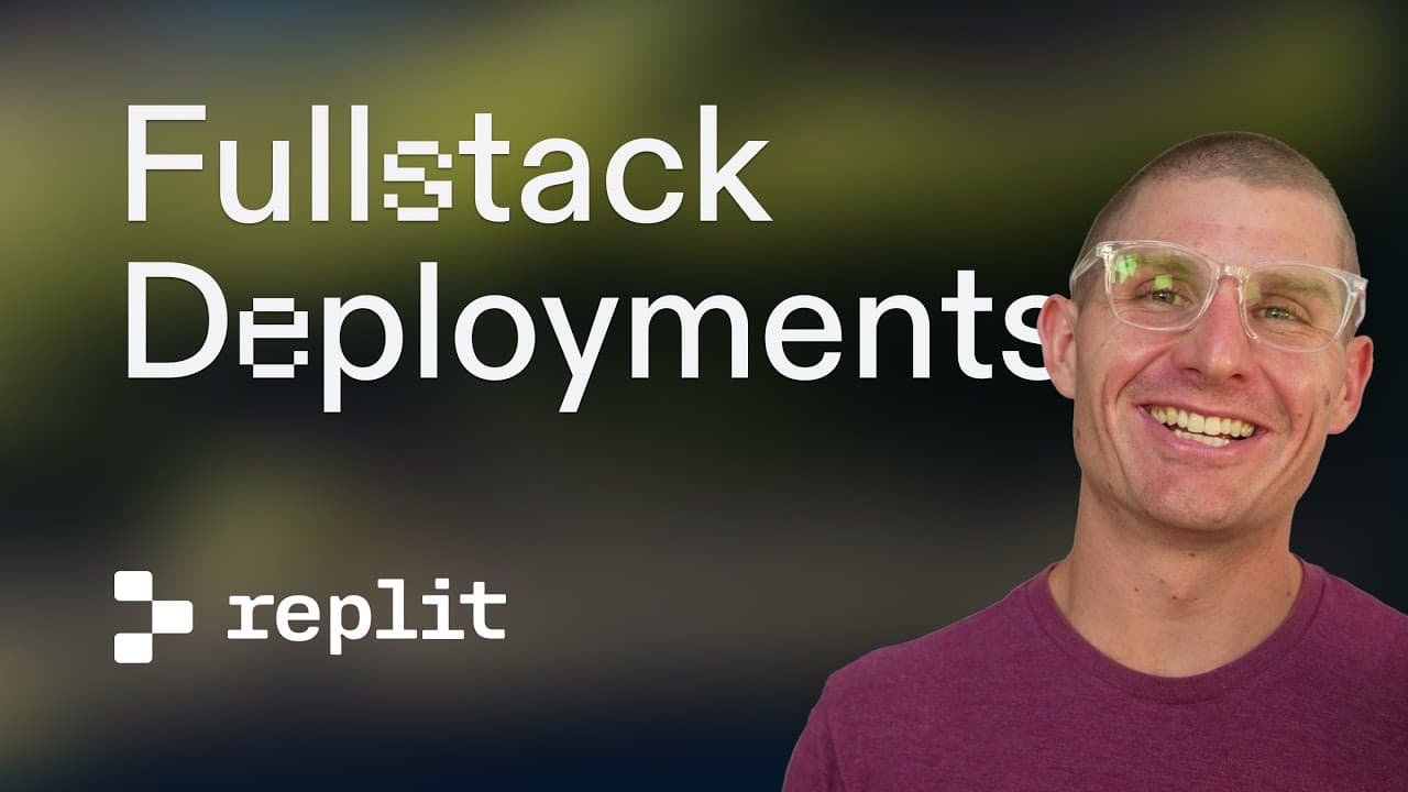 Walkthrough: Fullstack deployments with Replit (Python / React) | Glasp