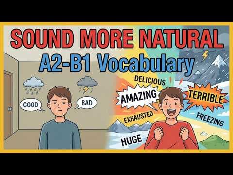 How to Describe Things Colorfully in English | Amazing, Terrible, Huge & More! | English Podcast thumbnail