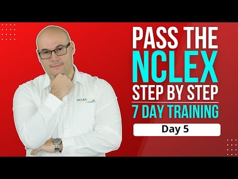 How to PASS the NCLEX [7 DAY TRAINING] DAY 5 Priority Strategies thumbnail