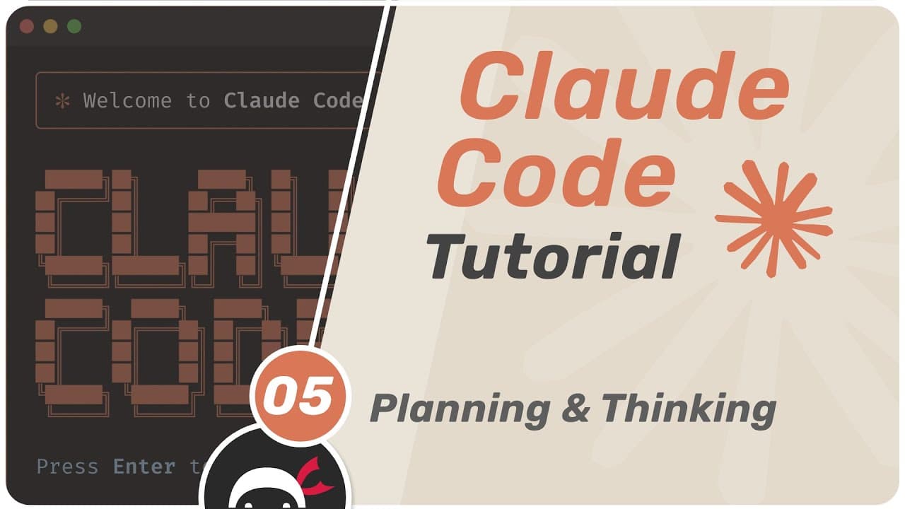 Claude Code Tutorial #5 - Planning & Thinking | Glasp