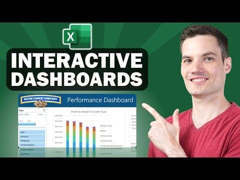 How to Create an Interactive Excel Dashboard thumbnail