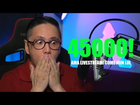 What Do You Discuss in a 45,000 Subs AMA Livestream? thumbnail