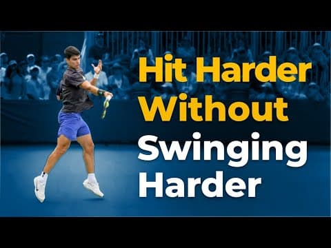 Why Swinging Harder Is Killing Your Forehand Power (Drills included...) thumbnail