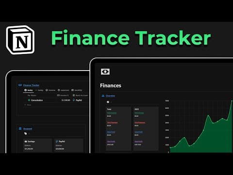 The only Notion Finance Tracker you’ll ever need! thumbnail