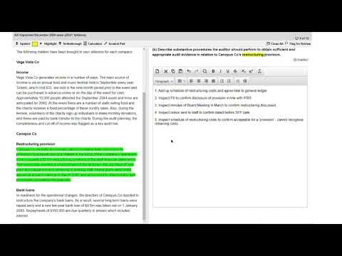 AA Revision September/December 2020 Section B Question 3 - ACCA Audit and Assurance AA Revision thumbnail