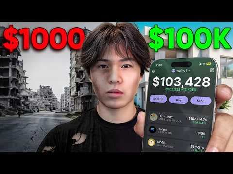 I Tried Trading Memecoins With $1000 To Prove It’s not Luck… ($100k profit) thumbnail