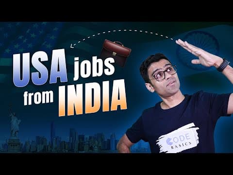 5 Ways To Get a JOB in the USA from India thumbnail