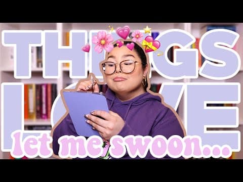 reacting to all the things you LOVE in books (and i do too) 💖🌈✨ thumbnail