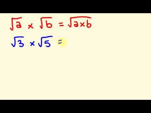 Surds / Radicals - the basics - multiplication made easy with radical math thumbnail