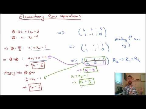 Using Elementary Row Operations to Solve Systems of Linear Equations thumbnail