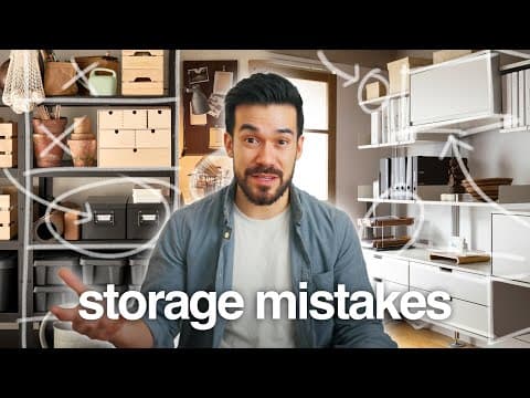 Architect's TOP 10 Home Organization Mistakes (& How to Fix Them) thumbnail