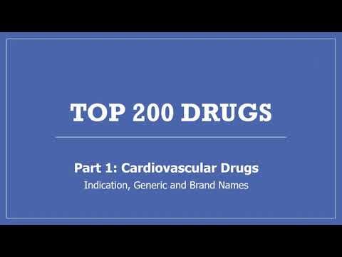 Top 200 Drugs - Part 1 Cardiovascular Drugs thumbnail