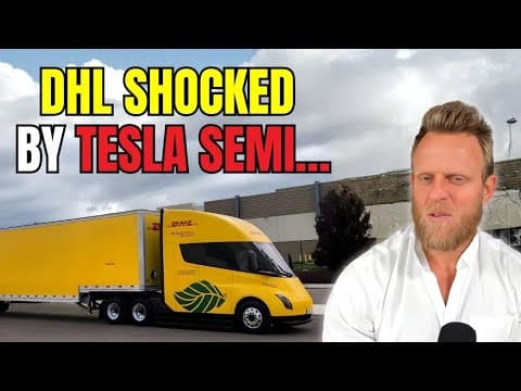 Tesla Semi Drives 390 Miles on Single Charge Fully Loaded with Range Leftover! thumbnail