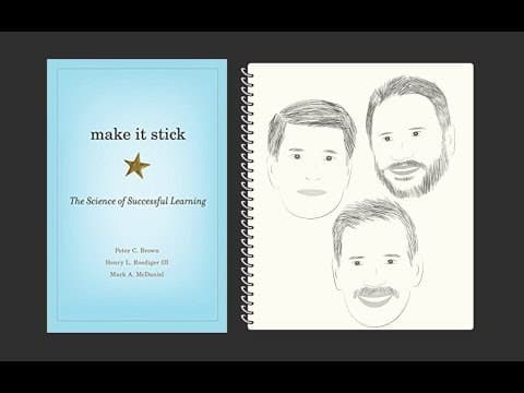 How to Study: MAKE IT STICK by P. Brown, M.McDaniel & H.Roediger III | Core Message thumbnail