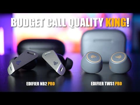 Call Quality KING Under $80! 🔥 Edifier TWS1 Pro vs NB2 Pro REVIEW thumbnail
