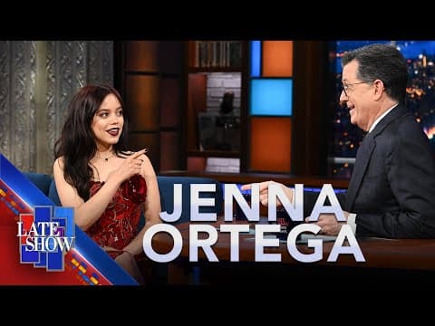 Jenna Ortega: "Wednesday" Producers Classed Up The Set For Lady Gaga's Visit thumbnail