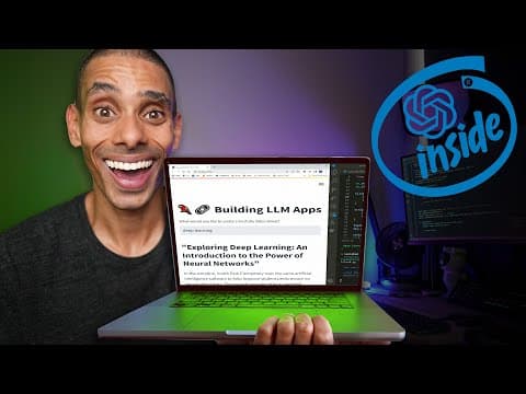 LangChain Crash Course: Build a AutoGPT app in 25 minutes! thumbnail