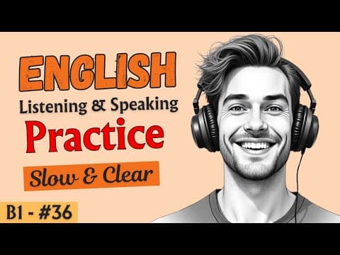 B1 English Listening Practice | Progress Over Perfection | Improve Your English Skills |ESL Speaking thumbnail