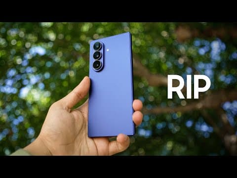 Samsung Galaxy Z Fold 7 - HONEST Review 1 WEEK Later thumbnail