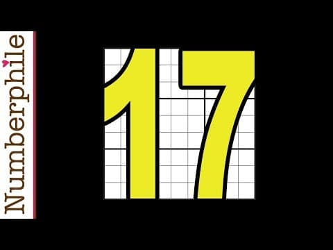 17 and Sudoku Clues - Numberphile thumbnail