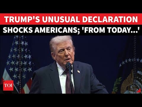 'From Today, America Is...': Trump's Surprise Declaration; U.S. Now Officially A Christian State? thumbnail