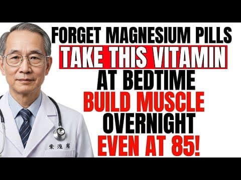 Forget Magnesium Supplements! Take These 2 Vitamins at Night to Rebuild Muscle Overnight thumbnail