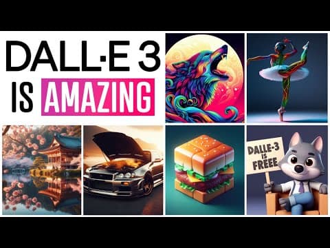 How To Use DALL-E 3 Completely For Free! (2024) thumbnail