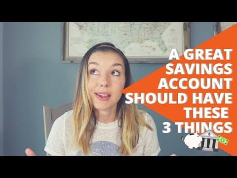 A Great Savings Account Should Have These 3 Things thumbnail