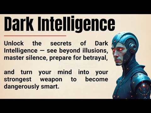 Dark Intelligence: How to Become Dangerously Smart & Outsmart Anyone 🔥|| Graded Reader ✅ thumbnail