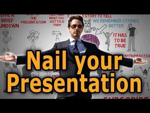 HOW TO Give a Great Presentation - 7 Presentation Skills and Tips to Leave an Impression thumbnail