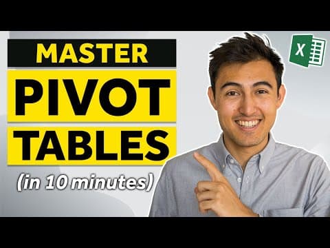 Master Pivot Tables in 10 Minutes (Using Real Examples) thumbnail