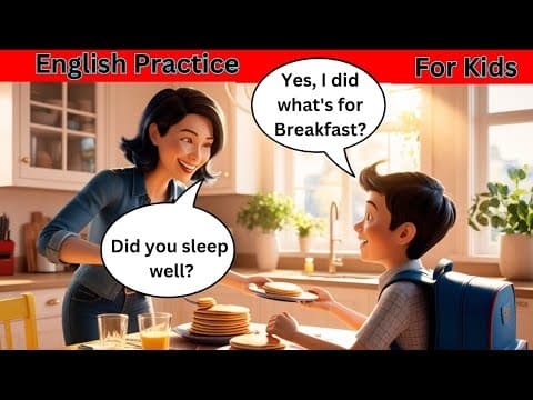 English Speaking Practice for Kids | Mom and Son Conversation | Improve Your English #learnenglish thumbnail