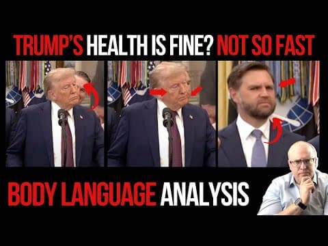Trump's Health Is Fine? Not So Fast: Body Language Analysis thumbnail
