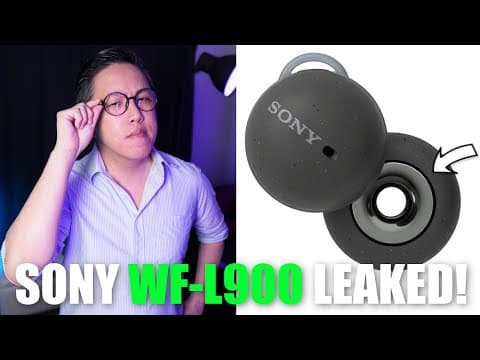These WEIRD Sony Earbuds are NOT what you think! 😲 Sony WF-L900 Linkbuds Leaked thumbnail