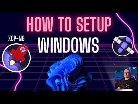 How To Install Window with vTPM and Guest Tools on XCP-ng thumbnail