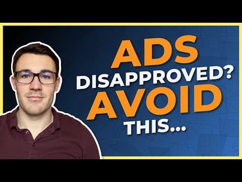 Facebook Ads Disapproved?! AVOID this... thumbnail
