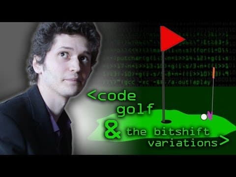 Code Golf & the Bitshift Variations - Computerphile thumbnail