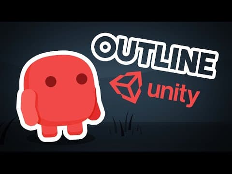 How to make a 2D OUTLINE in Unity! thumbnail