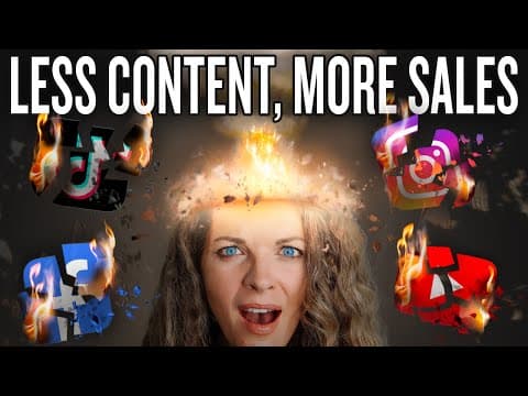 How to Create Less Content and Increase Sales thumbnail